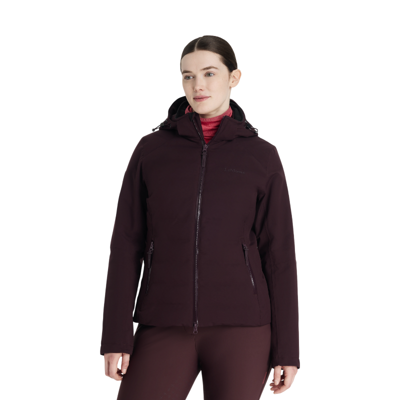 Lemieux - Veste femme hybride imperméable Brooke damson | - Ohlala
