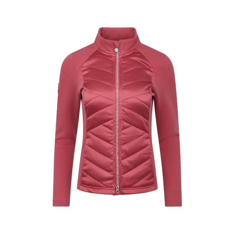 LeMieux - Veste matelassée zip intégral femme Dynamique cranberry | - Ohlala