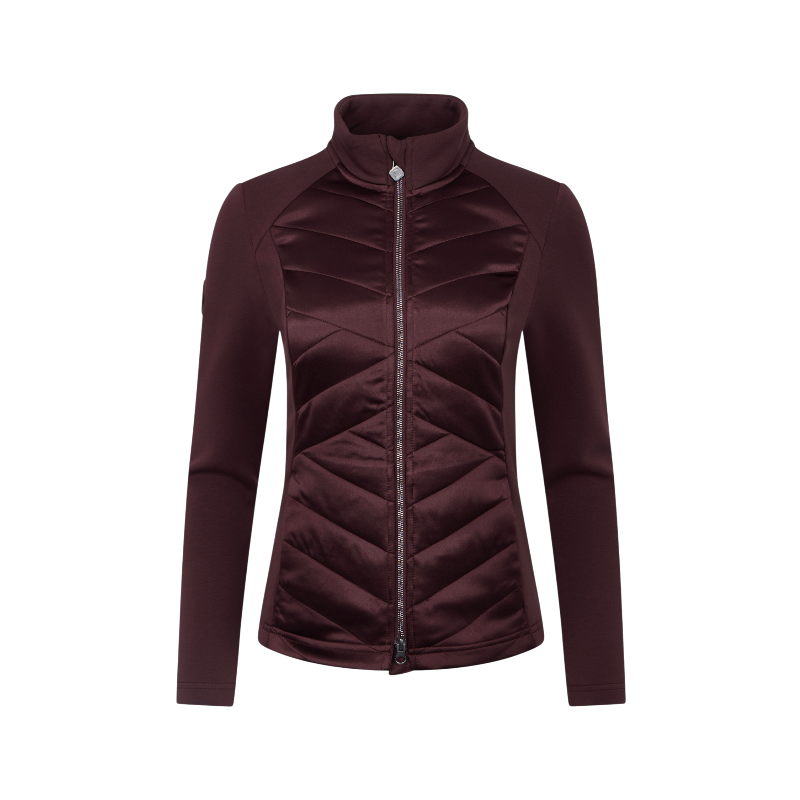 LeMieux - Veste matelassée zip intégral femme Dynamique damson | - Ohlala
