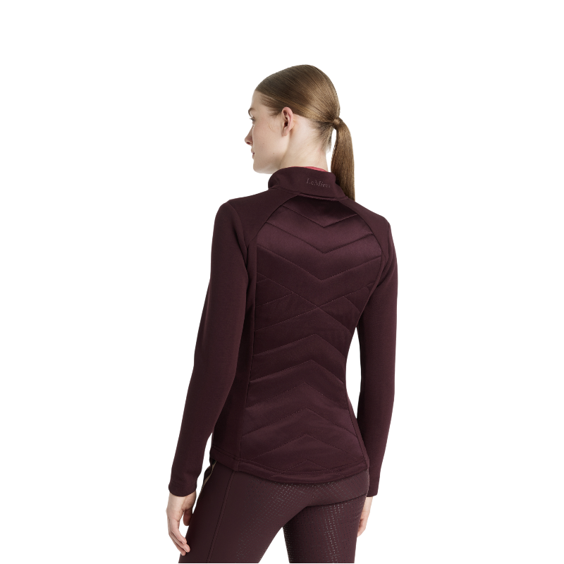 LeMieux - Veste matelassée zip intégral femme Dynamique damson | - Ohlala
