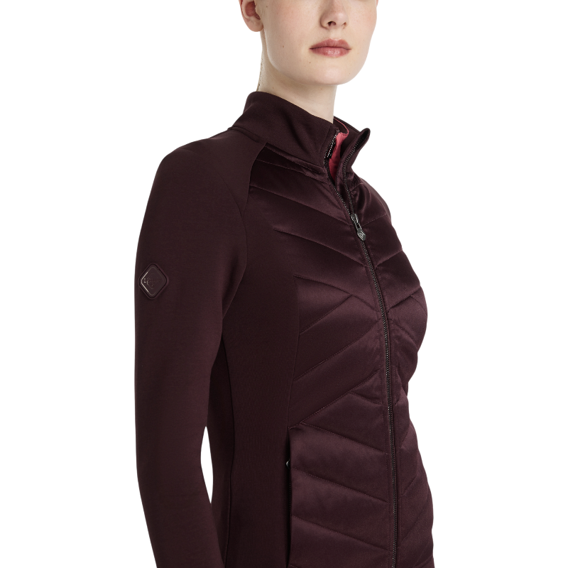 LeMieux - Veste matelassée zip intégral femme Dynamique damson | - Ohlala