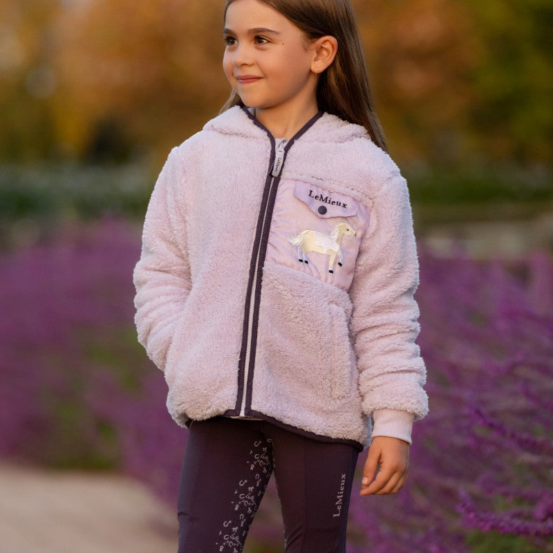 Lemieux - Veste polaire enfant Mini Teagan Lemon lilac | - Ohlala