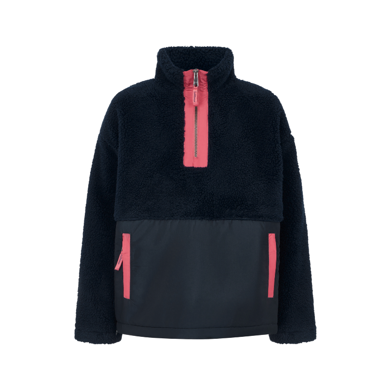 Lemieux - Veste polaire enfant Young rider Tammy Teddy marine | - Ohlala