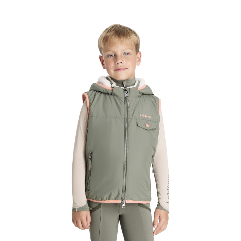 Lemieux - Veste sans manches enfant Mini George rosemary | - Ohlala