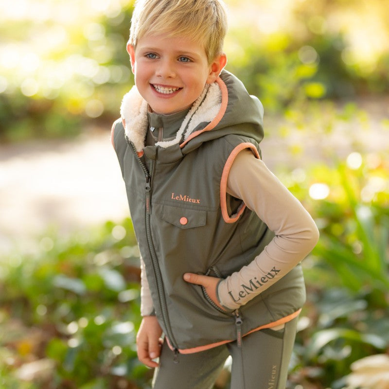 Lemieux - Veste sans manches enfant Mini George rosemary | - Ohlala