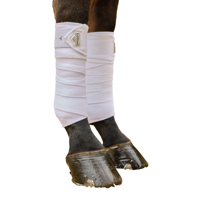 LeMieux - Bandes de polo Elevate blanc x4