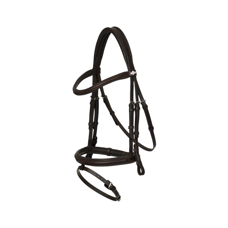 Lemieux - Bridon Arika Flash marron/ argent | - Ohlala