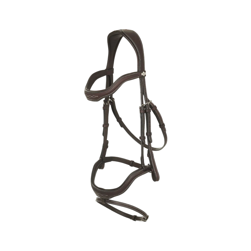 Lemieux - Bridon Flash Contour Kudos marron | - Ohlala