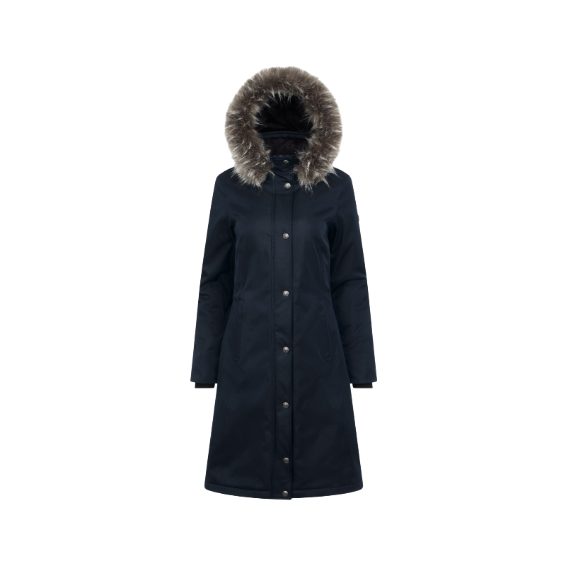LeMieux - Manteau d’équitation imperméable long femme Anya marine | - Ohlala