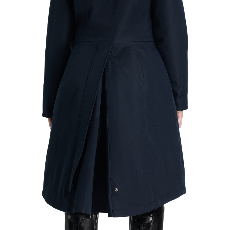 LeMieux - Manteau d’équitation imperméable long femme Anya marine | - Ohlala