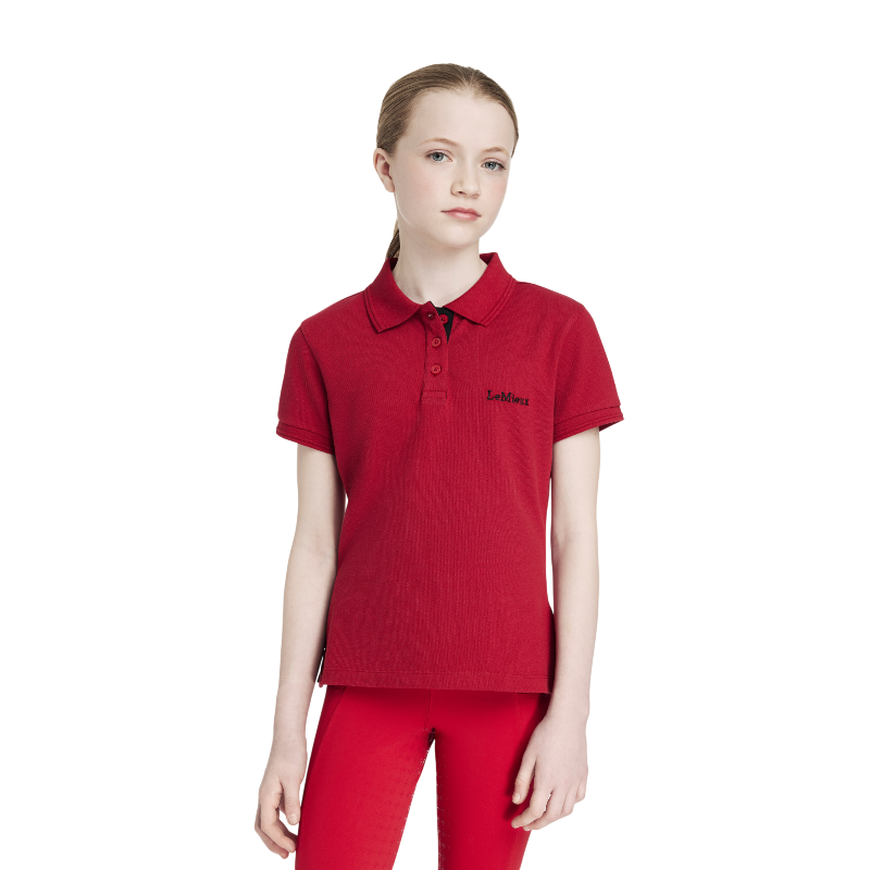 Lemieux - Polo enfant Classique Junior Young Rider Chilli | - Ohlala