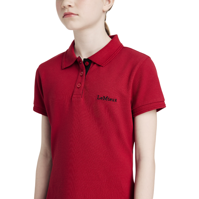 Lemieux - Polo enfant Classique Junior Young Rider Chilli | - Ohlala