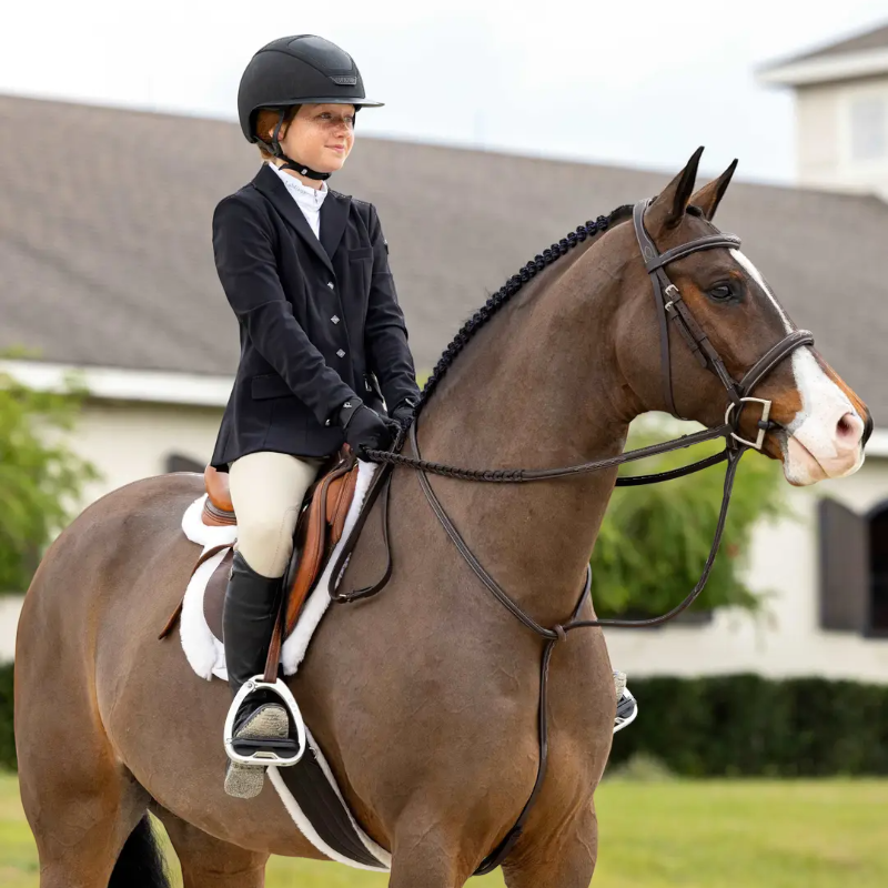 Lemieux - Martingale fixe Hunter havane/ argent | - Ohlala