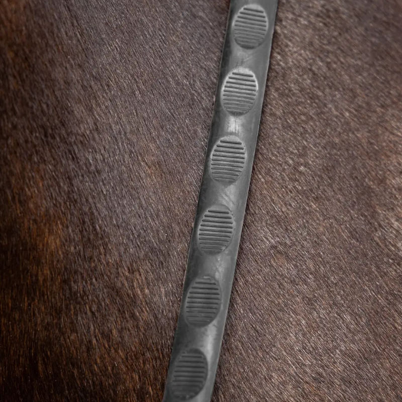 Lemieux - Rênes Magna Grip noir/ argent | - Ohlala