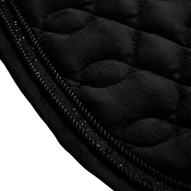 Lemieux - Tapis de dressage Crystal Suede Square noir | - Ohlala