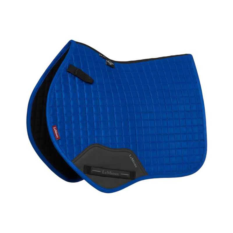 Lemieux - Tapis de selle Square Close Contact Suede Mini benetton blue | - Ohlala