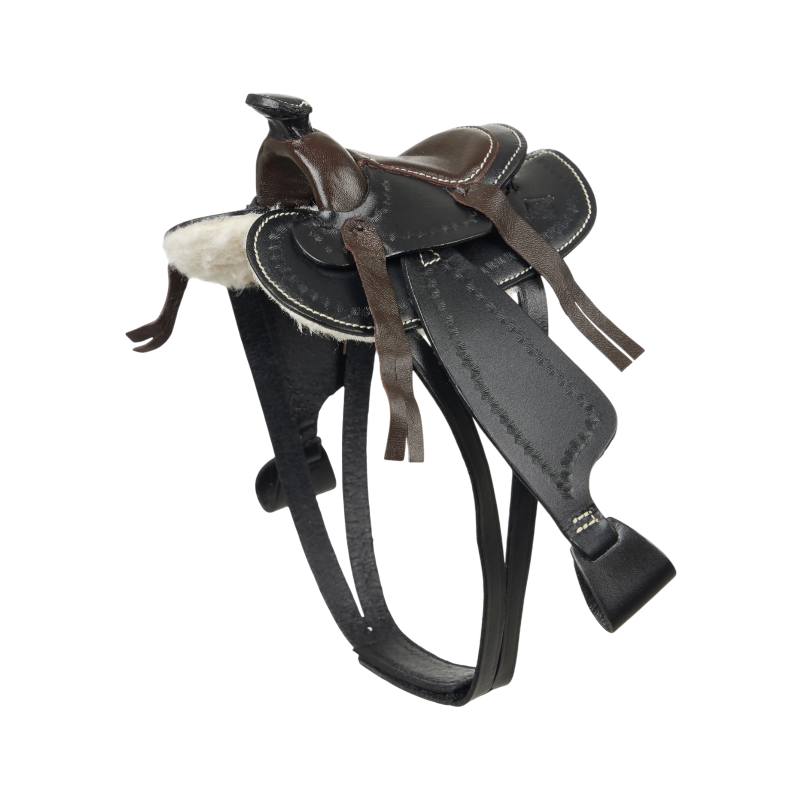 Lemieux - Selle Western pour Toy Pony noir | - Ohlala