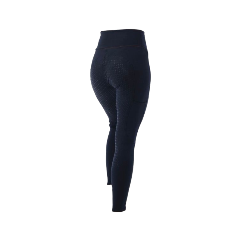 Equithème - Volledige grip lyly marine vrouwelijke rij -leggings