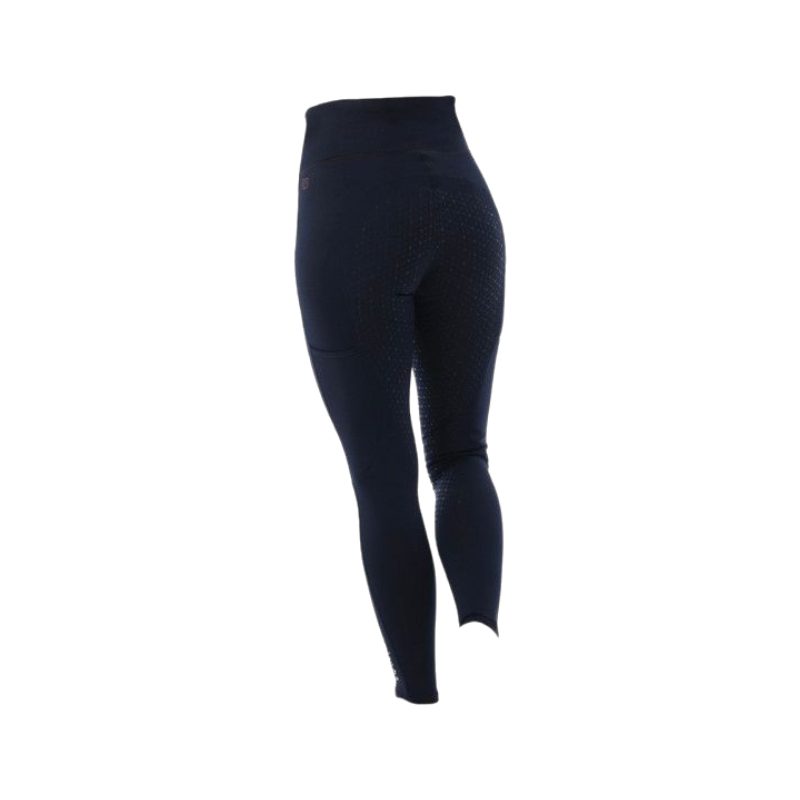 Equithème - Volledige grip lyly marine vrouwelijke rij -leggings