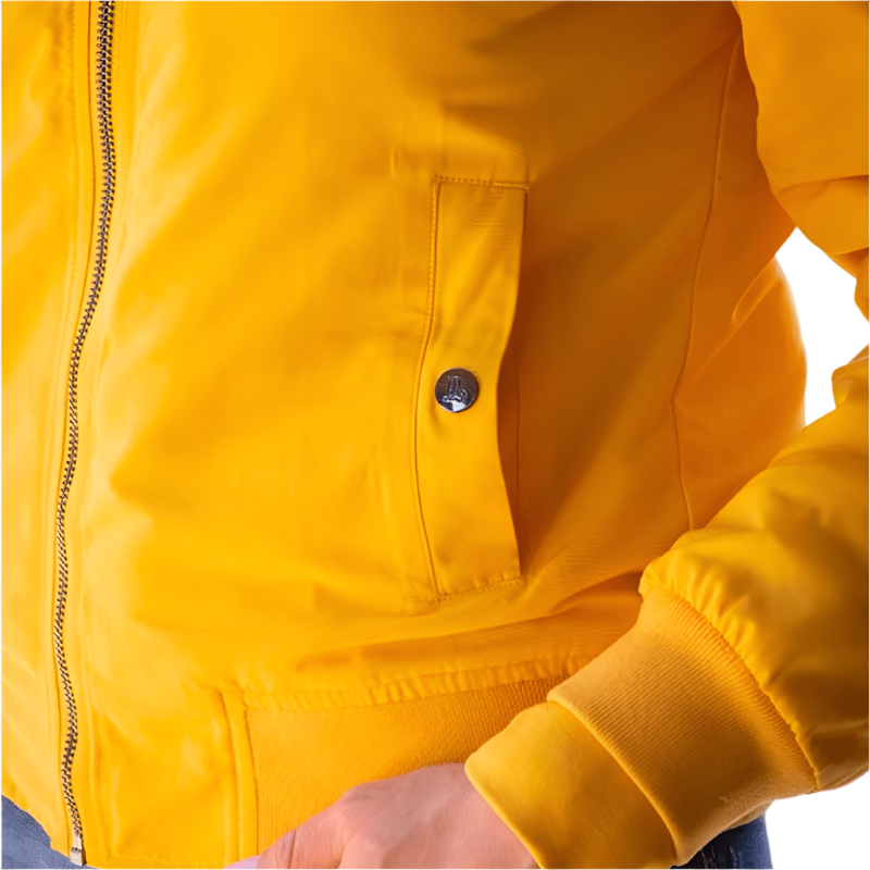 Pénélope Store - Lyon yellow hooded bombers 