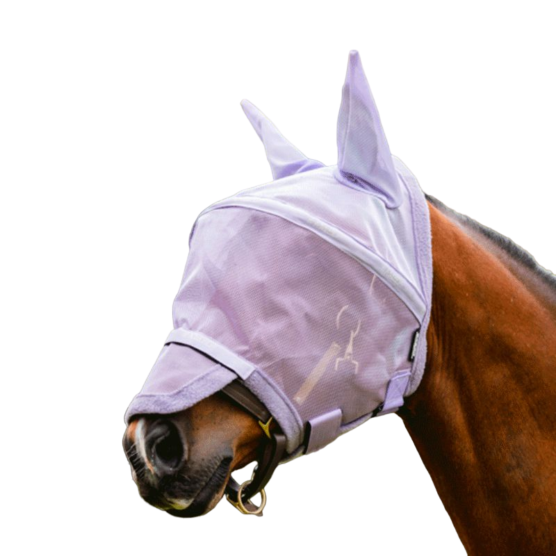 Horseware - Masque anti-insectes Rambo Fly Mask Lavande | - Ohlala