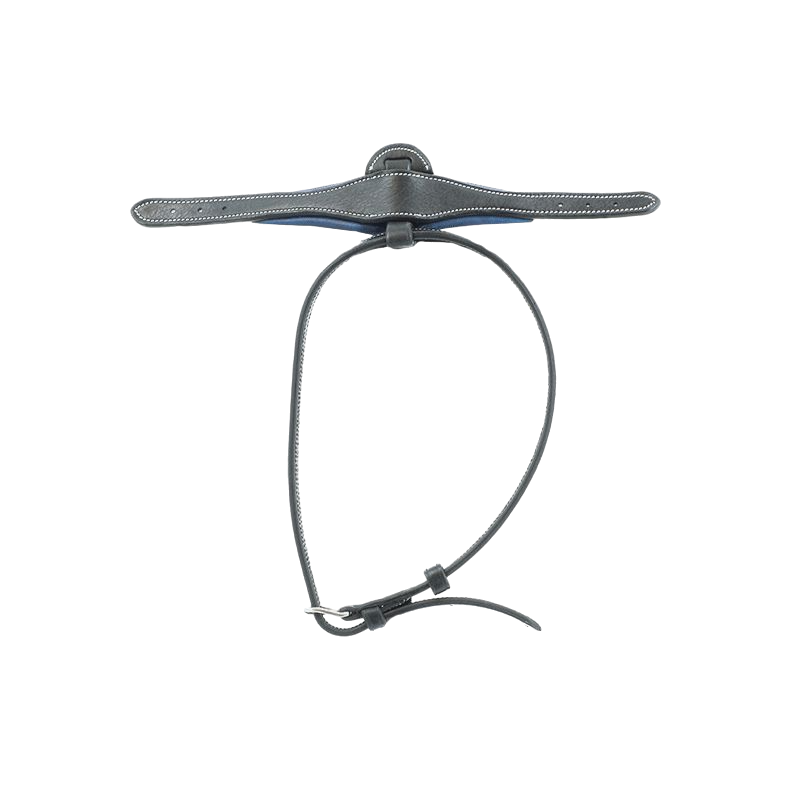 Flags & Cup - Centre de muserolle plate doublée noir | - Ohlala