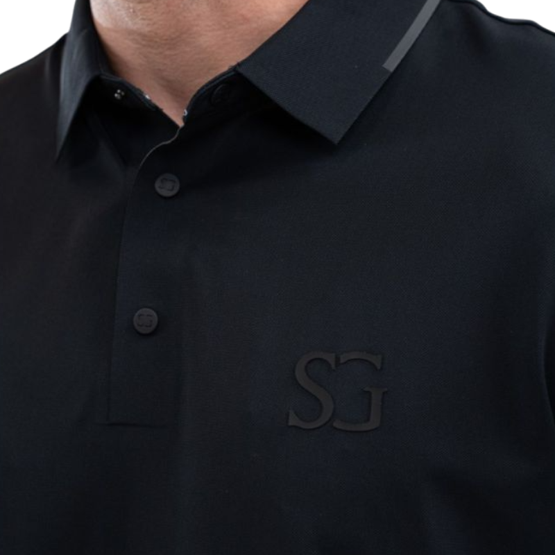 SG - Polo à manches courtes homme Nino noir | - Ohlala