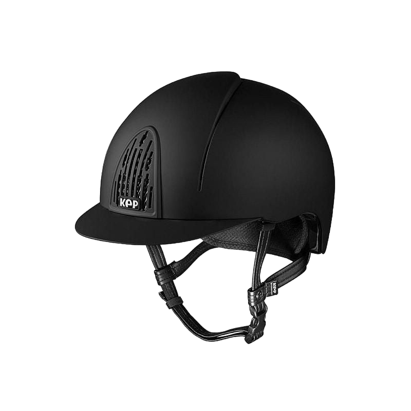 KEP - Casque d'équitation Smart matt noir visière standard | - Ohlala