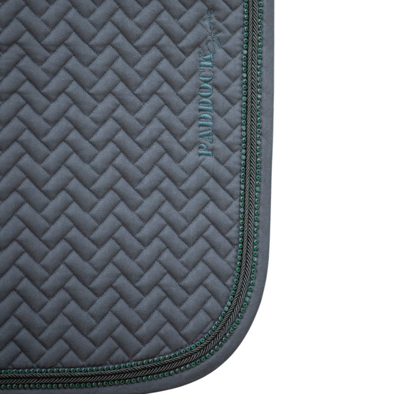 Paddock Sports - Tapis de selle Poppy vert foncé | - Ohlala