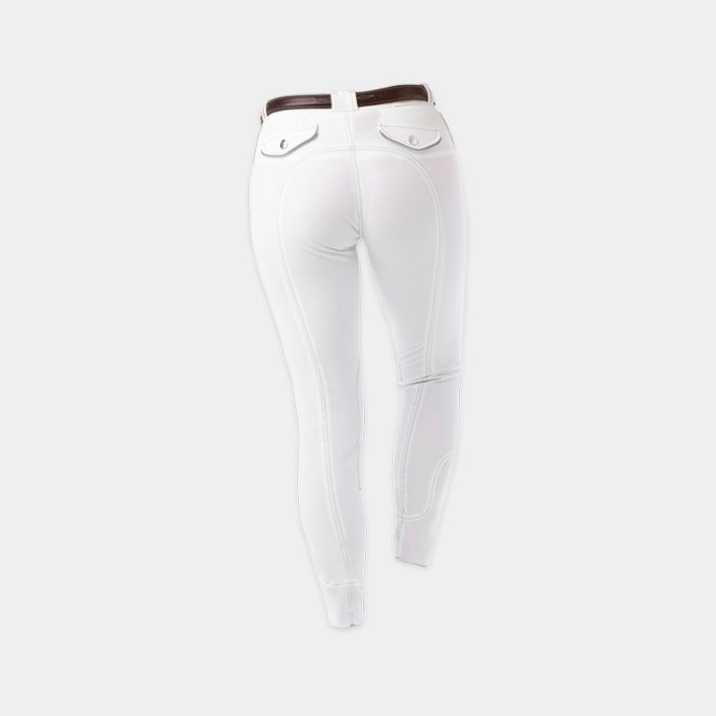 Equithème - Pantalon d'équitation Verona femme blanc | - Ohlala