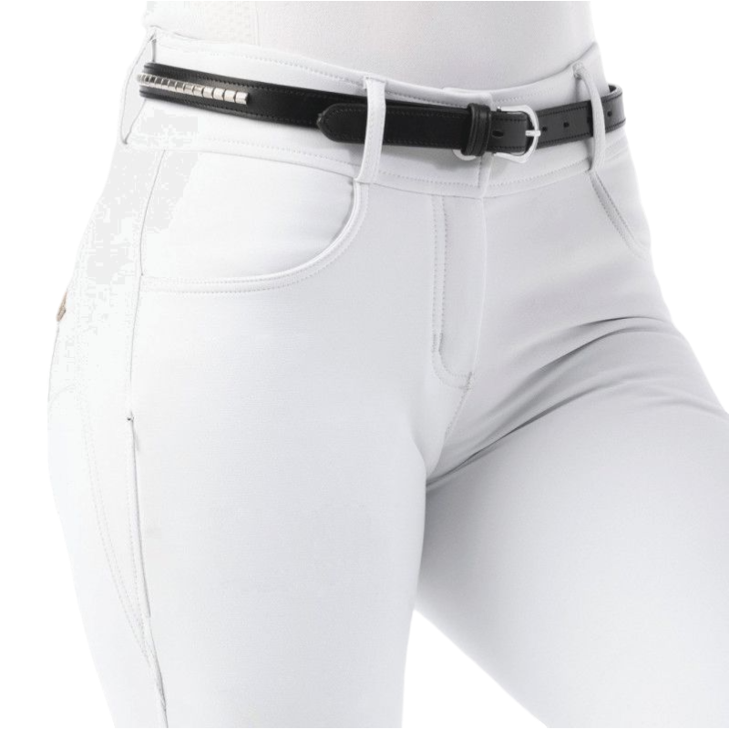 Equithème - Pantalon push up Bella blanc | - Ohlala