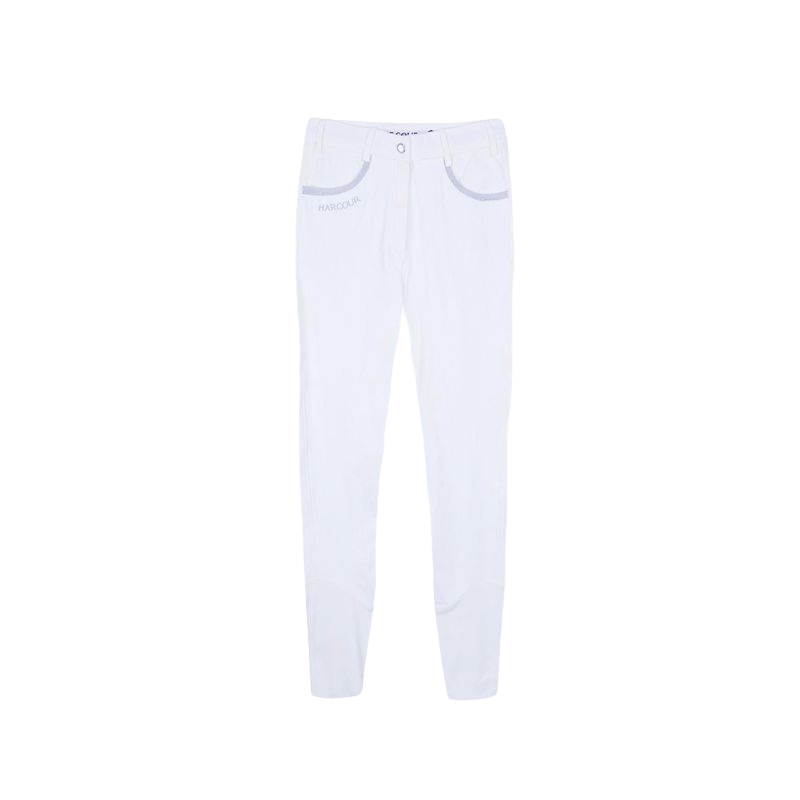 Harcour - Pantalon d'équitation femme fix system grip Jaltika blanc | - Ohlala