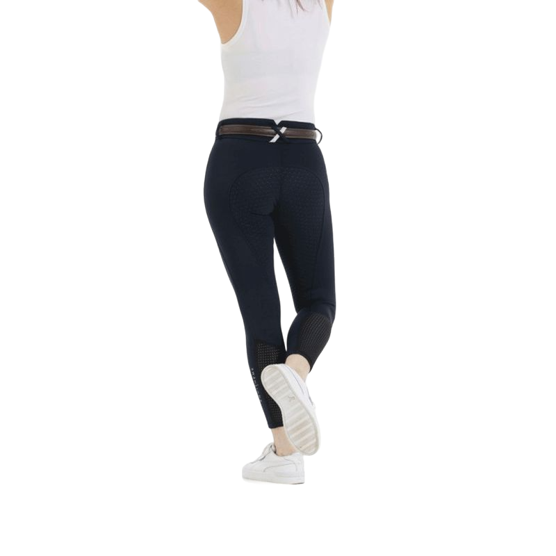 Equithème - Pantalon d'équitation full grip femme Claudine marine | - Ohlala