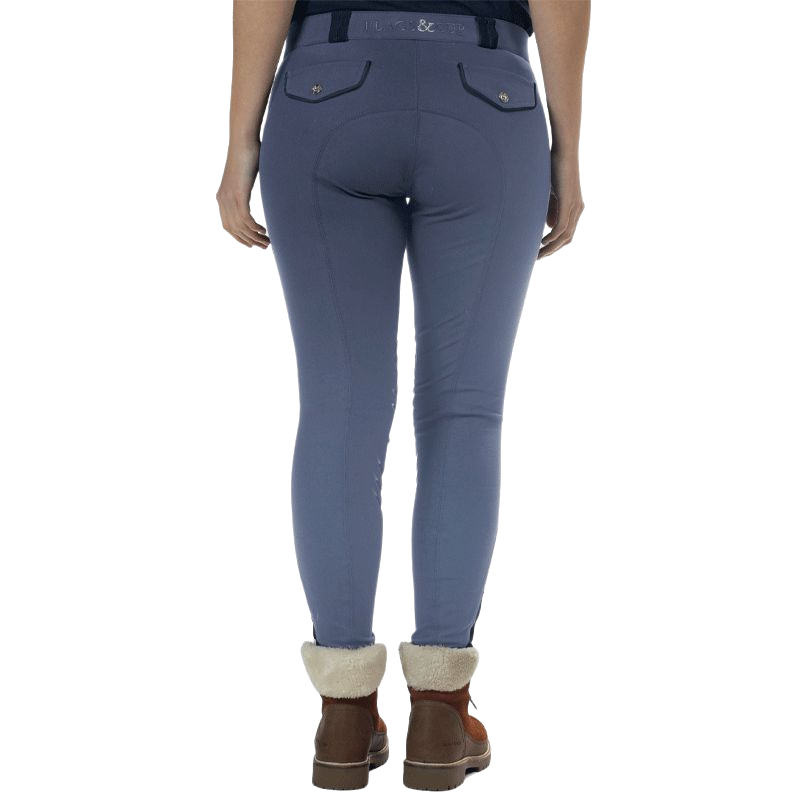 Flags & Cup - Pantalon d'équitation fille Orillia denim