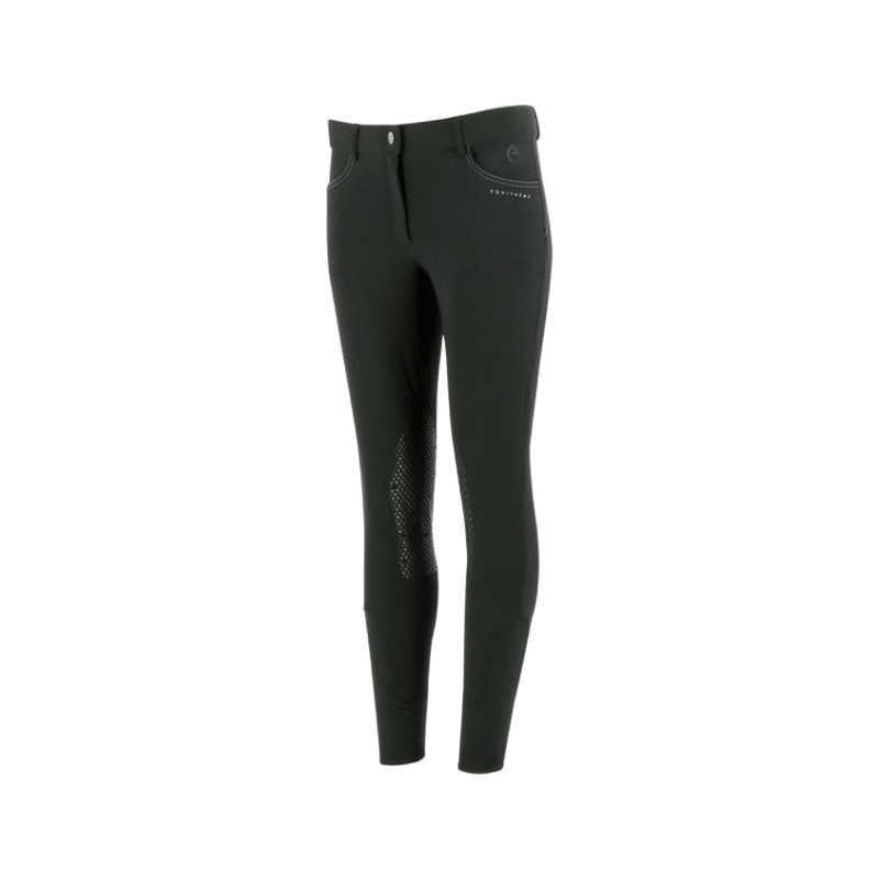 Equithème - Pantalon d'équitation grip femme Tina noir