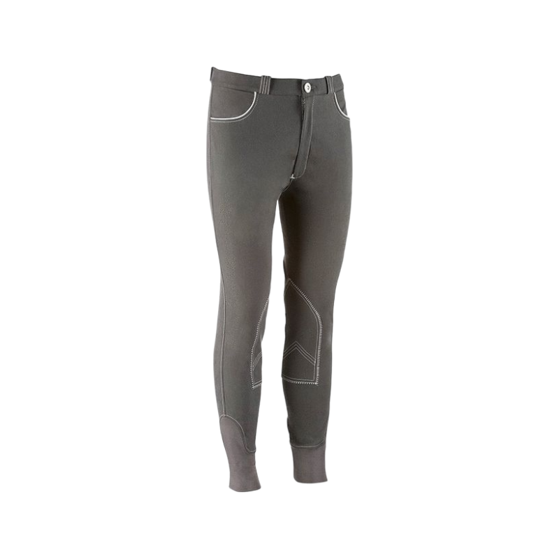 Equithème - Pantalon d'équitation enfant unisexe Verona gris