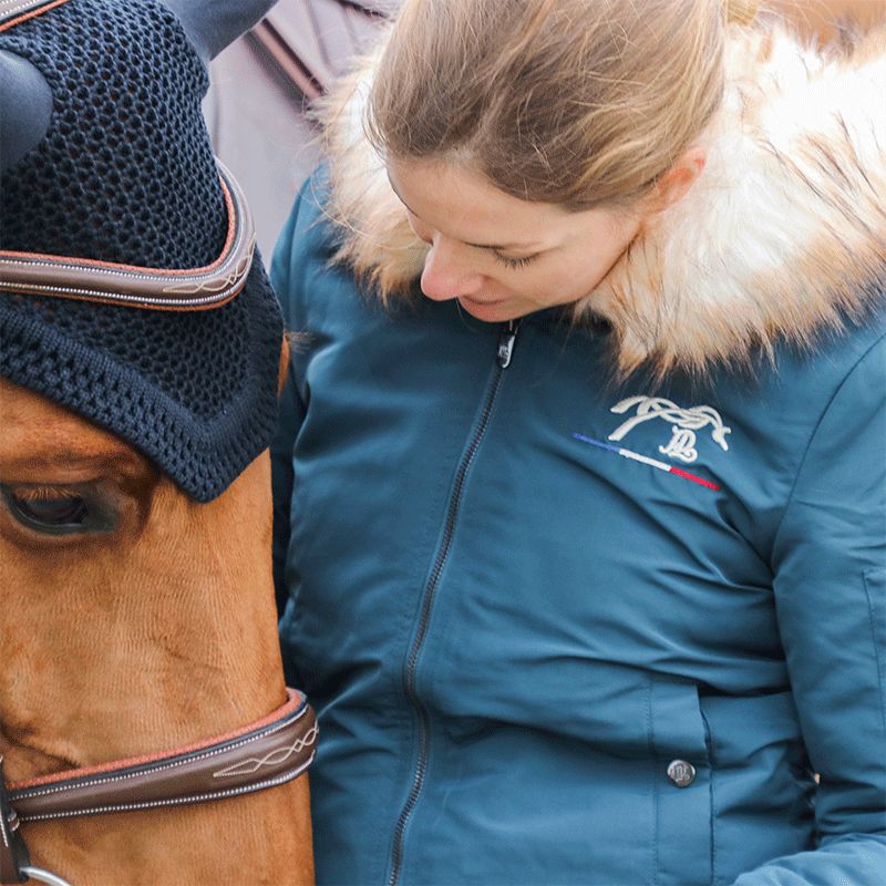 Equiline - Bonnet pour chevaux carré Dell | - Ohlala