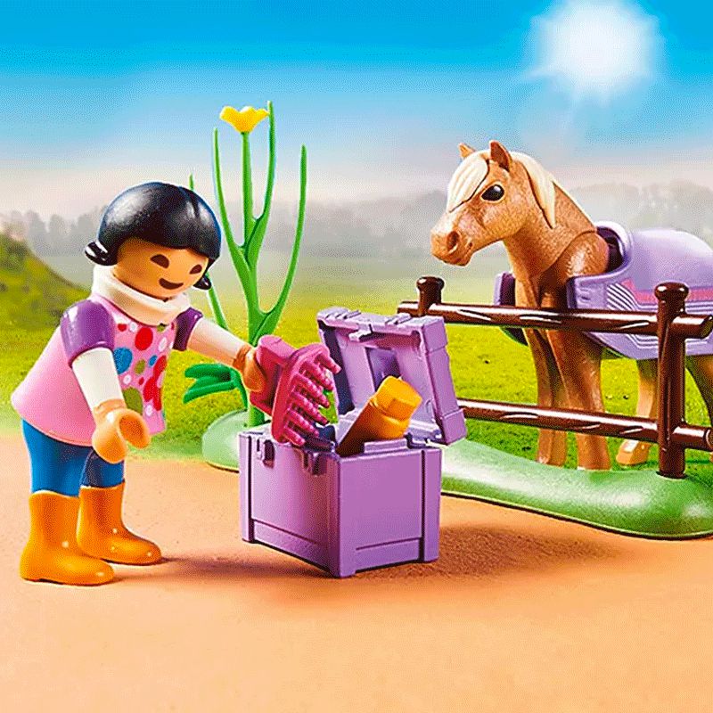 Playmobil - Cavalière et poney islandais | - Ohlala