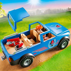 Playmobil - Maréchal-ferrant et véhicule | - Ohlala