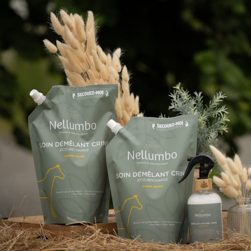 Nellumbo - Eco recharge démêlant naturel crins