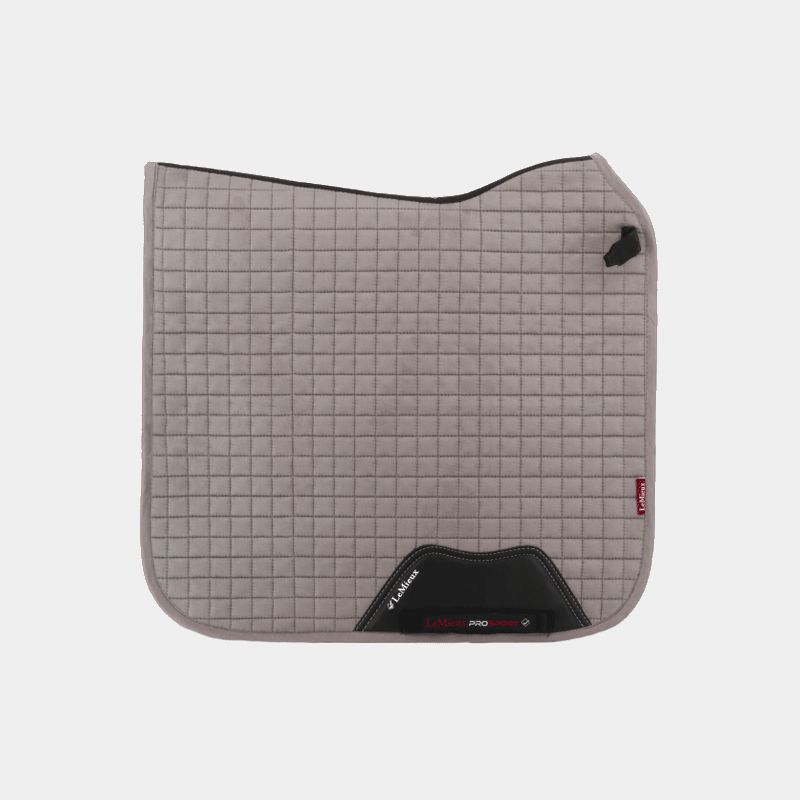 LeMieux - Tapis de dressage Suede Square grey | - Ohlala