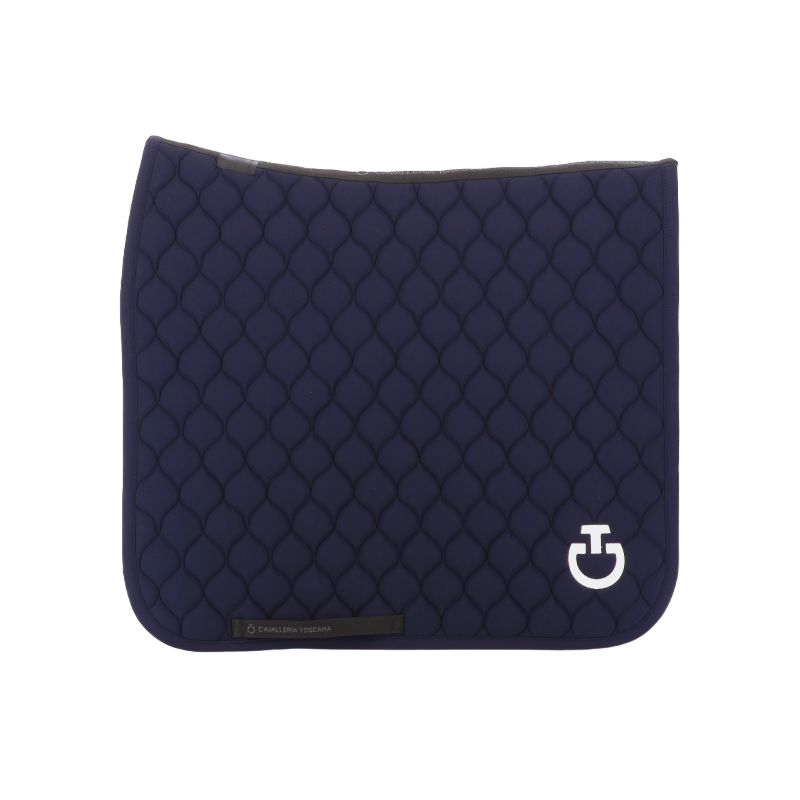 Cavalleria Toscana - Tapis de dressage Circular Quilted marine | - Ohlala