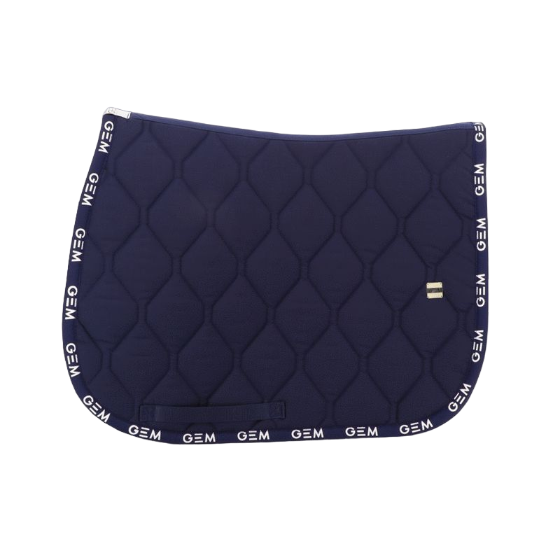 GEM Equitation - Tapis de selle Love marine | - Ohlala