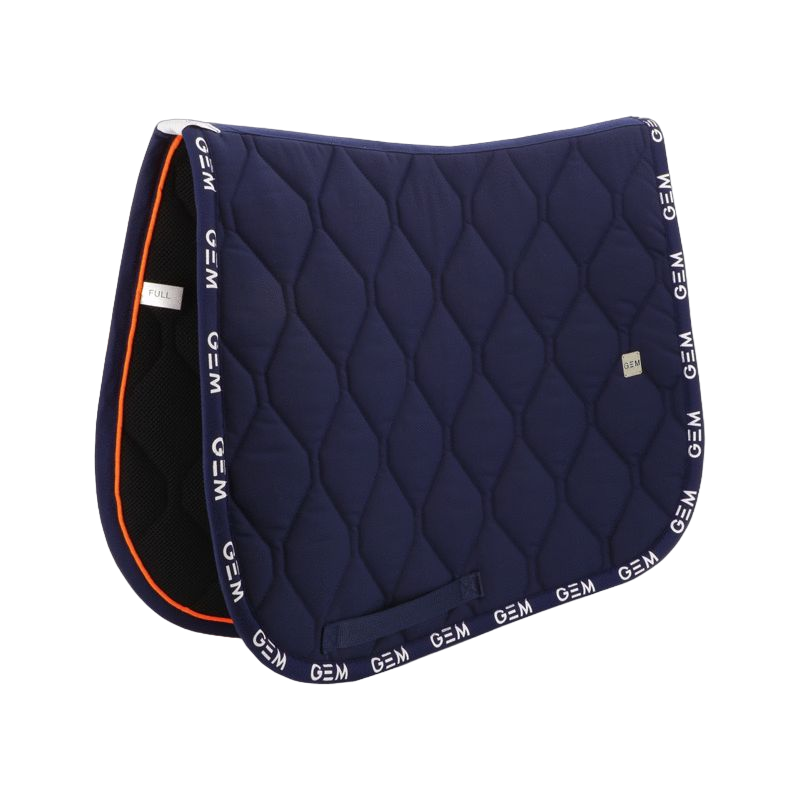 GEM Equitation - Tapis de selle Love marine | - Ohlala