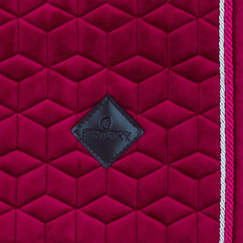 Kentucky Horsewear - Tapis de dressage Velvet Fuchsia | - Ohlala