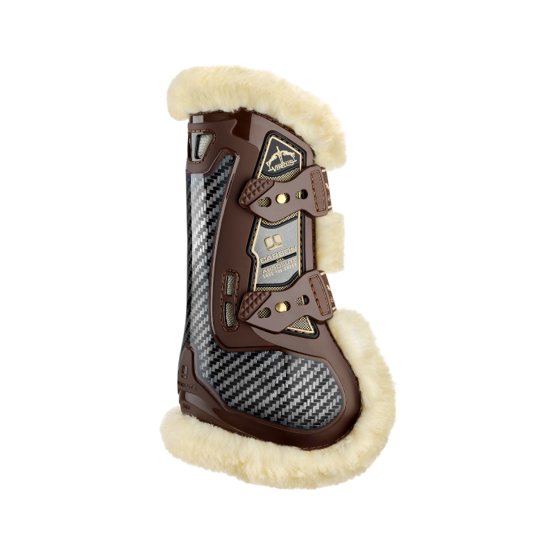 Veredus - Guêtres ouvertes antérieures Carbon Gel Absolute Save the Sheep marron | - Ohlala