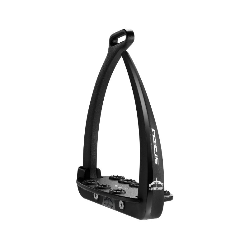 Veredus - Etriers de sécurité Vita Stirrup Steel 1 Dark noir | - Ohlala