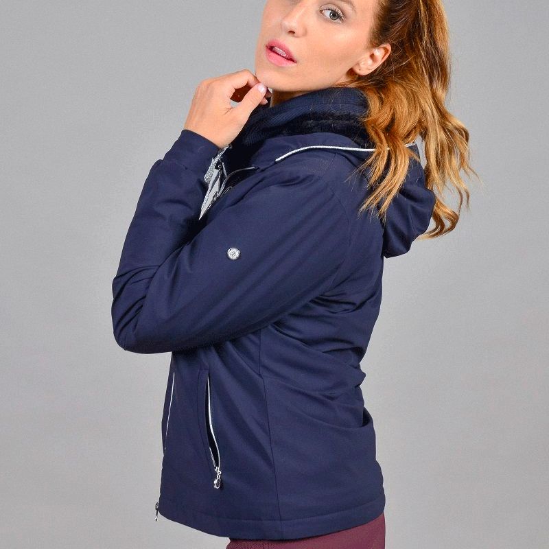 Harcour - Veste manches longues femme Simhat marine | - Ohlala