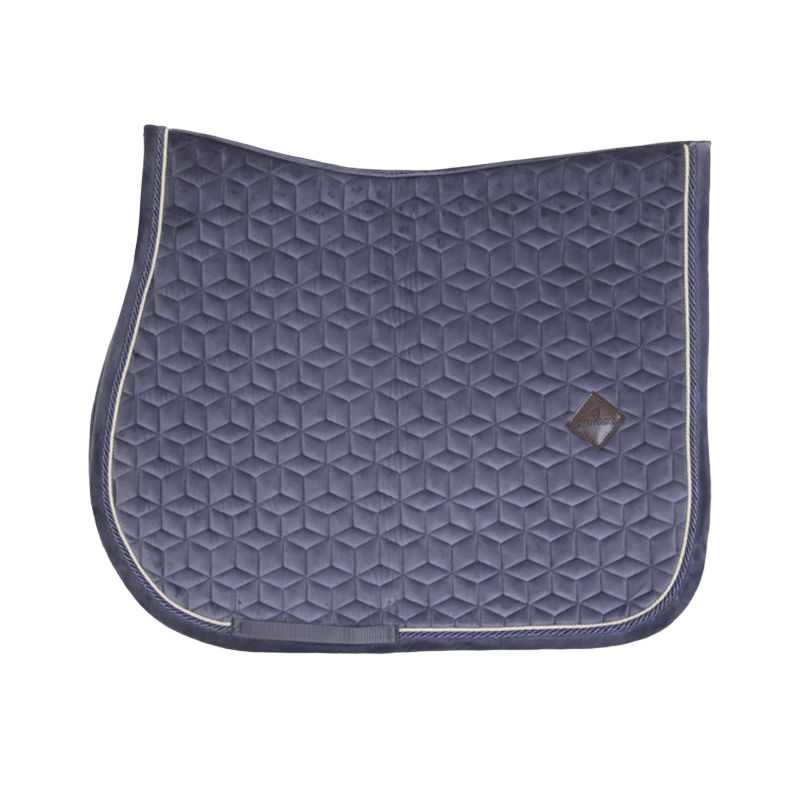 Kentucky Horsewear - Tapis de selle Velvet Jumping Violet | - Ohlala