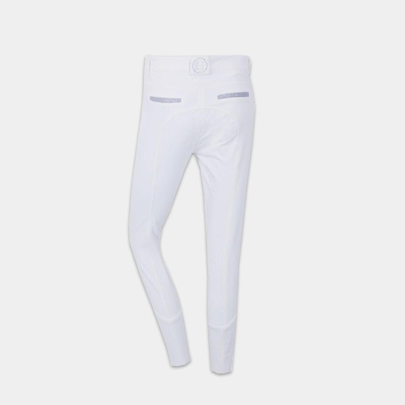 Harcour - Pantalon d'équitation Femme Vogue Blanc | - Ohlala